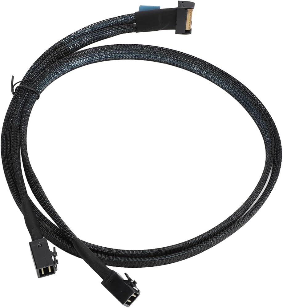 32awg silver plated 85 ohm pcie 5.0 mcio cable assembly