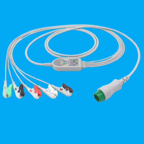 custom ecg medical cable assembly with lemo connector21